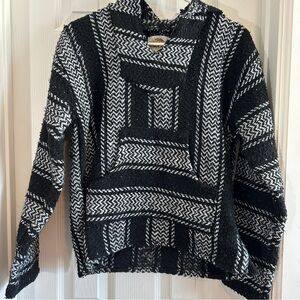 Earth‎ Ragz Kids Baja Hoodie, Size large, black and white,